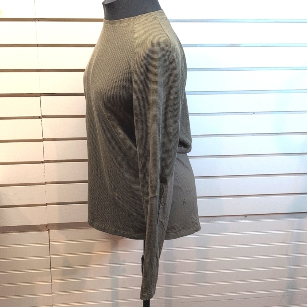 Lululemon X Wilderness Men’s Waffle Knit Long Sleeve Size Medium - Picture 2 of 10